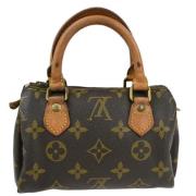 Louis Vuitton Vintage Pre-owned Canvas handvskor Brown, Dam