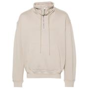 Helmut Lang Sten Tratt Hals Tröja Beige, Herr