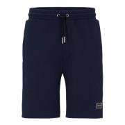 Hugo Boss Mäns Sommar Shorts Klassisk Sportig Design Blue, Herr