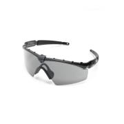 Oakley Svarta Shield Solglasögon med Grå Linser Gray, Unisex