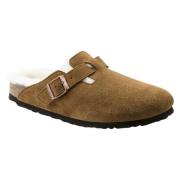 Birkenstock Boston Shearling Träskor Brown, Dam