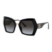 Dolce & Gabbana Svarta Butterfly Solglasögon Black, Dam