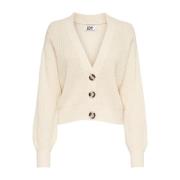 Jacqueline de Yong Stilren Cardigan för Kvinnor White, Dam