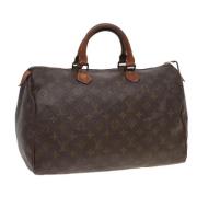 Louis Vuitton Vintage Pre-owned Canvas handvskor Brown, Dam