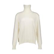 Gran Sasso Ecru Turtleneck Sweater Beige, Dam