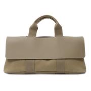 Hermès Vintage Pre-owned Canvas handvskor Brown, Dam