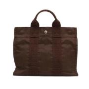 Hermès Vintage Pre-owned Canvas handvskor Brown, Unisex