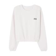 American Vintage Izubird Off White Sweater White, Dam