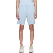 Boss Randig Jersey Shorts Blue, Herr