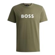 Boss Ekologisk bomull herr T-shirt Green, Herr