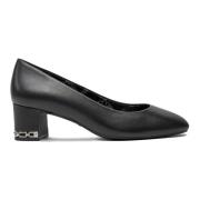 Michael Kors Svarta June Pumps med Silverdetaljer Black, Dam