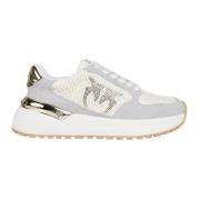 Pinko Stiliga Sneakers för Kvinnor Gray, Dam