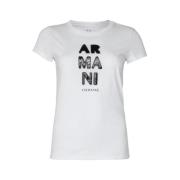 Armani Exchange Grundläggande T-shirt Casual Stil White, Dam