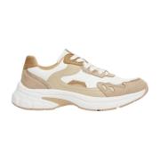 Marella Glitter Color-Block Chunky Sneakers Beige Beige, Dam