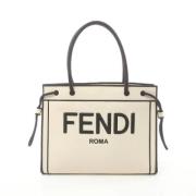 Fendi Vintage Pre-owned Canvas fendi-vskor White, Dam