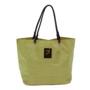 Fendi Vintage Pre-owned Nylon fendi-vskor Yellow, Dam