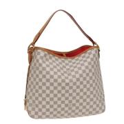 Louis Vuitton Vintage Pre-owned Canvas louis-vuitton-vskor White, Dam