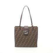 Fendi Vintage Pre-owned Canvas fendi-vskor Brown, Dam