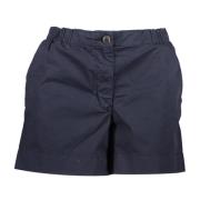 Tommy Hilfiger Stiliga ekologiska bomullsshorts Blue, Dam