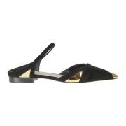 Malone Souliers Uma 10 Flats Black, Dam