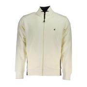 U.s. Polo Assn. Broderad Bomullsweatshirt med Dragkedja White, Herr