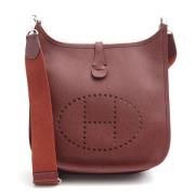 Hermès Vintage Pre-owned Laeder crossbodyvskor Red, Dam