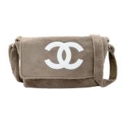 Chanel Vintage Pre-owned Tyg chanel-vskor Brown, Dam