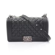 Chanel Vintage Pre-owned Laeder chanel-vskor Black, Dam