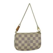 Louis Vuitton Vintage Pre-owned Canvas kuvertvskor White, Dam