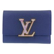 Louis Vuitton Vintage Pre-owned Laeder plnbcker Blue, Dam