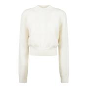 Jacquemus Mesh Top Beige, Dam