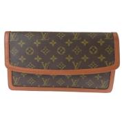 Louis Vuitton Vintage Pre-owned Canvas kuvertvskor Brown, Dam