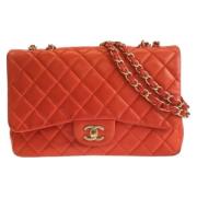 Chanel Vintage Pre-owned Laeder crossbodyvskor Orange, Dam