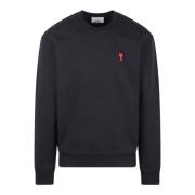 Ami Paris Hjärt Sweatshirt Black, Herr