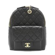 Chanel Vintage Pre-owned Laeder chanel-vskor Black, Dam