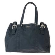 Prada Vintage Pre-owned Canvas prada-vskor Black, Dam