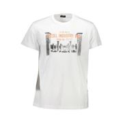 Diesel Frscht Vitt T-shirt med Ikoniskt Tryck White, Herr