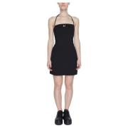 Tommy Hilfiger Elegant Svart Axelbandslös Klänning Black, Dam