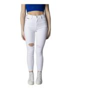 Tommy Hilfiger Vit Plain Dam Jeans Vår/Sommar White, Dam