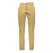 North Sails Beige Slim Fit Byxor med 4 Fickor Beige, Herr