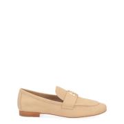 Tory Burch Eleanor Loafer Stiliga Slip-On Skor Beige, Dam