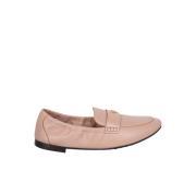 Tory Burch Beige Almond Toe Slip-On Flats Beige, Dam