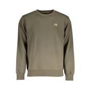 La Martina Elegant Sweatshirt med Kontrasterande Detaljer Green, Herr