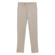 PT Torino Lyxig Ull Cashmere Byxor Beige, Herr