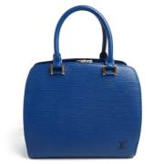 Louis Vuitton Vintage Pre-owned Laeder louis-vuitton-vskor Blue, Dam