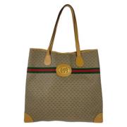 Gucci Vintage Pre-owned Canvas gucci-vskor Brown, Dam