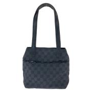 Gucci Vintage Pre-owned Canvas gucci-vskor Black, Dam