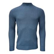 Gran Sasso Rainwool Turtleneck Sweater Blå Blue, Herr