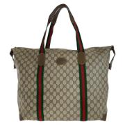 Gucci Vintage Pre-owned Canvas gucci-vskor Beige, Dam