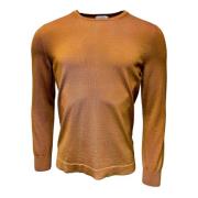 Gran Sasso Athleisure Merino Sweater Kurkuma Beige Yellow, Herr